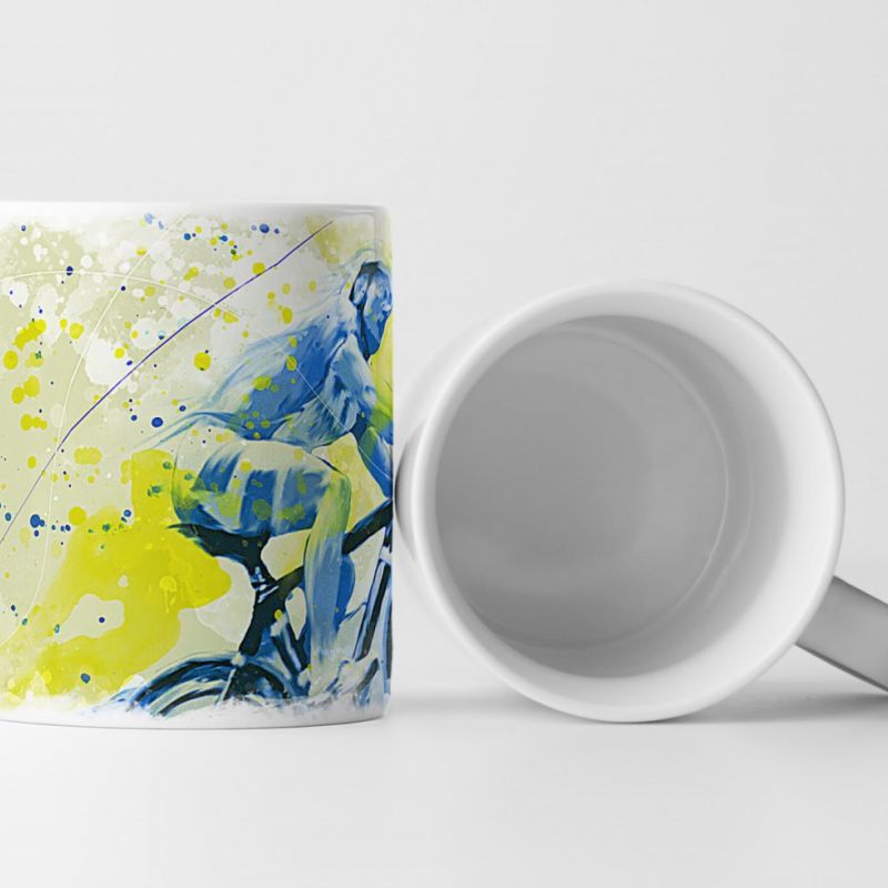 Radsport V Tasse als Geschenk,  Design Sinus Art