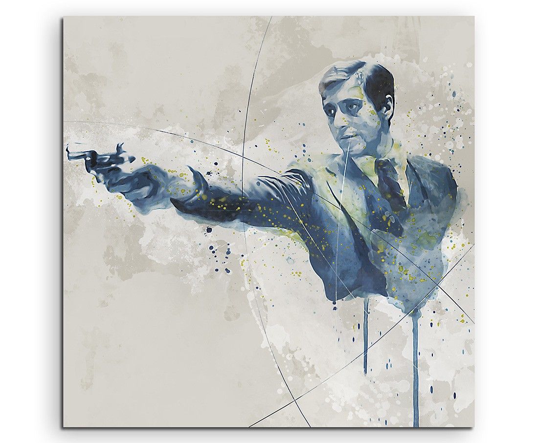 Al Pacino Der Pate Aqua 60x60cm Aqua Art Wandbild