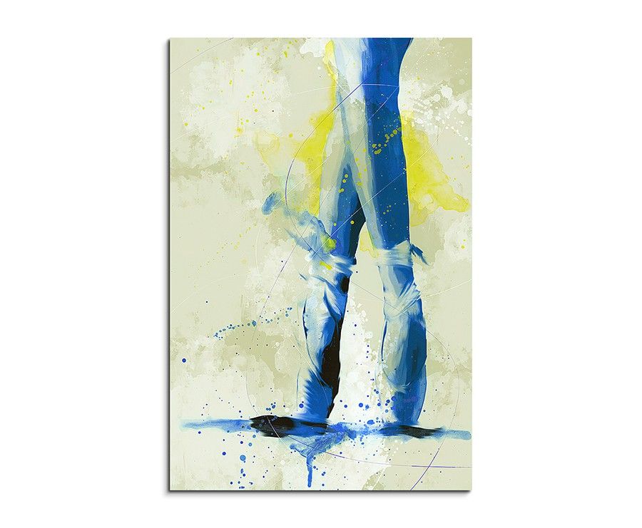 Ballett I 90x60cm SPORTBILDER Paul Sinus Art Splash Art Wandbild Aquarell Art