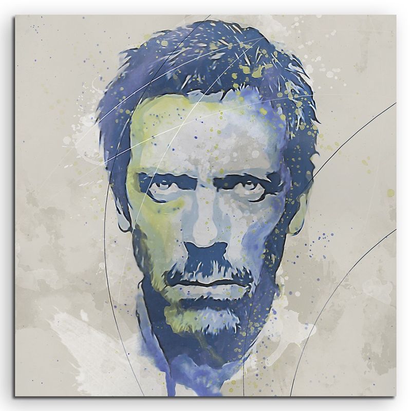 Dr House Aqua 60x60cm Aqua Art Wandbild