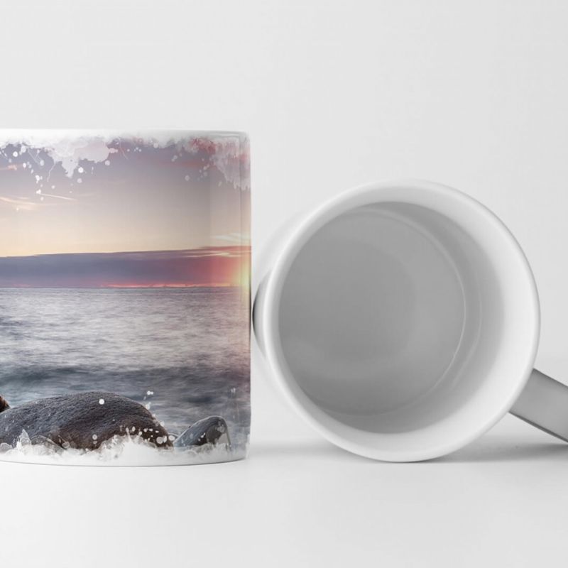 Tasse Geschenk Landschaftsfotografie – Sonnenaufgang im Cot Valley Cornwall UK