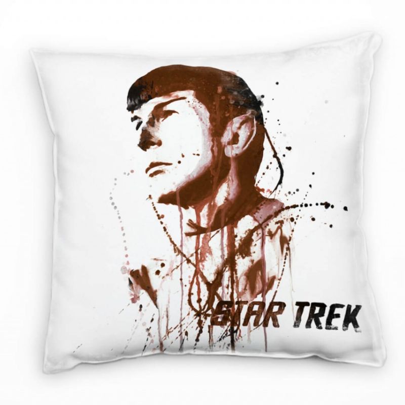 Star Trek Spock Deko Kissen Bezug 40x40cm für Couch Sofa Lounge Zierkissen