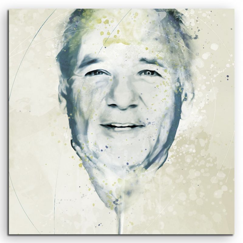 Bill Murray Aqua 60x60cm Wandbild Aquarell Art