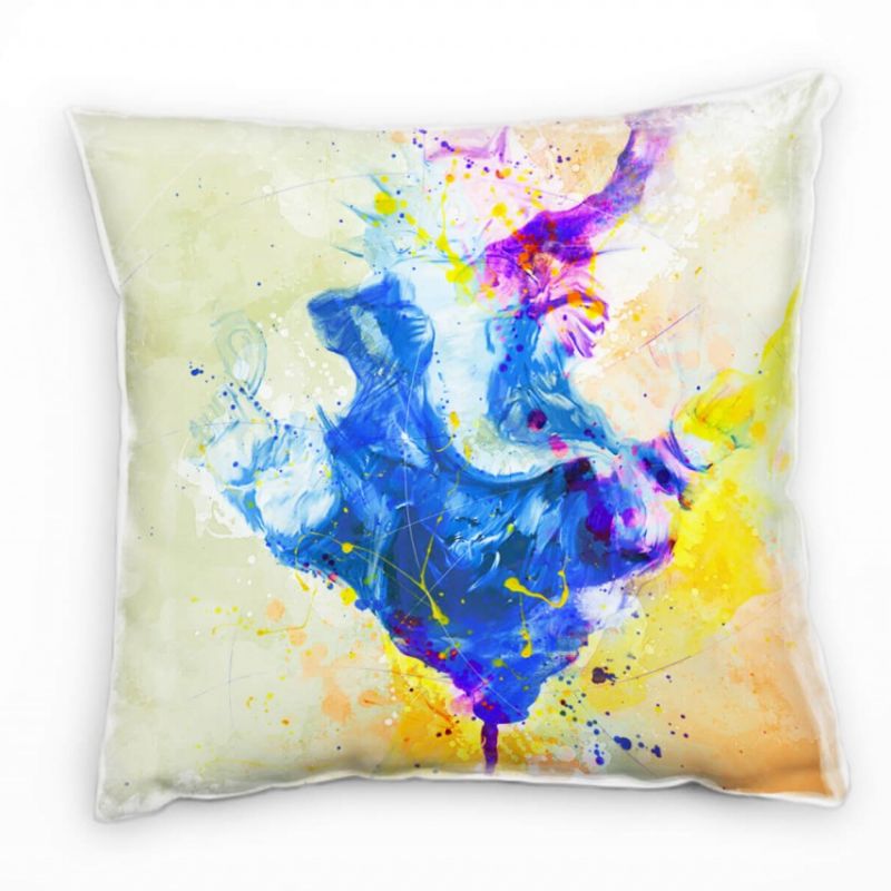 Ganesha I Deko Kissen Bezug 40x40cm für Couch Sofa Lounge Zierkissen