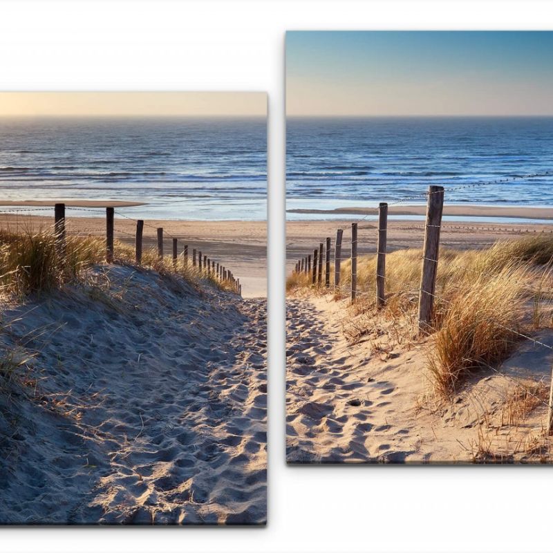 Niederlande Strand Wandbild in verschiedenen Größen