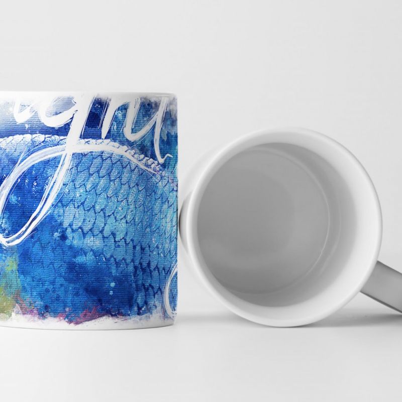 Fighting Fish Tasse als Geschenk,  Design Sinus Art