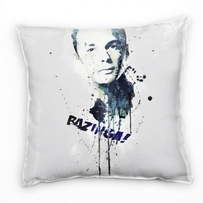 Sheldon Cooper Deko Kissen Bezug 40x40cm für Couch Sofa Lounge Zierkissen