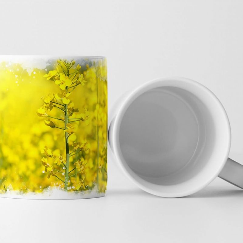 Tasse Geschenk Naturfotografie – Blühender Raps