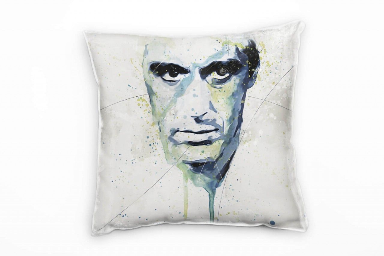 Al Pacino Scarface II Deko Kissen Bezug 40x40cm für Couch Sofa Lounge Zierkissen