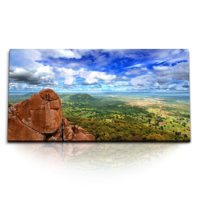 Kunstdruck Bilder 120x60cm National Park Niokolo Koba Senegal Natur Landschaft