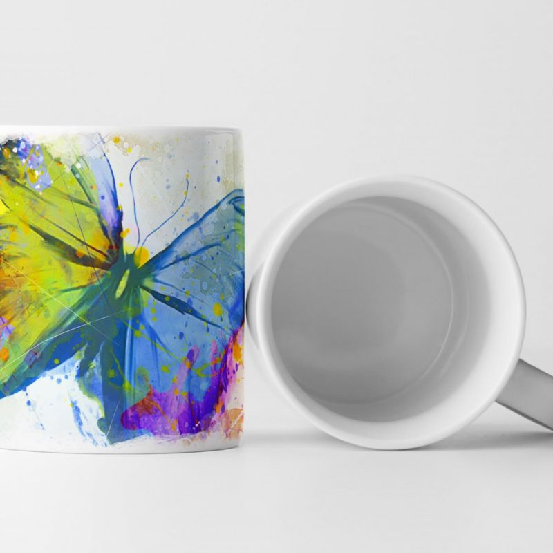 Schmetterling Tasse als Geschenk,  Design Sinus Art