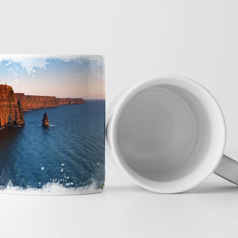 Tasse Geschenk Landschaftsfotografie – Cliffs of Moher bei Sonnenaufgang