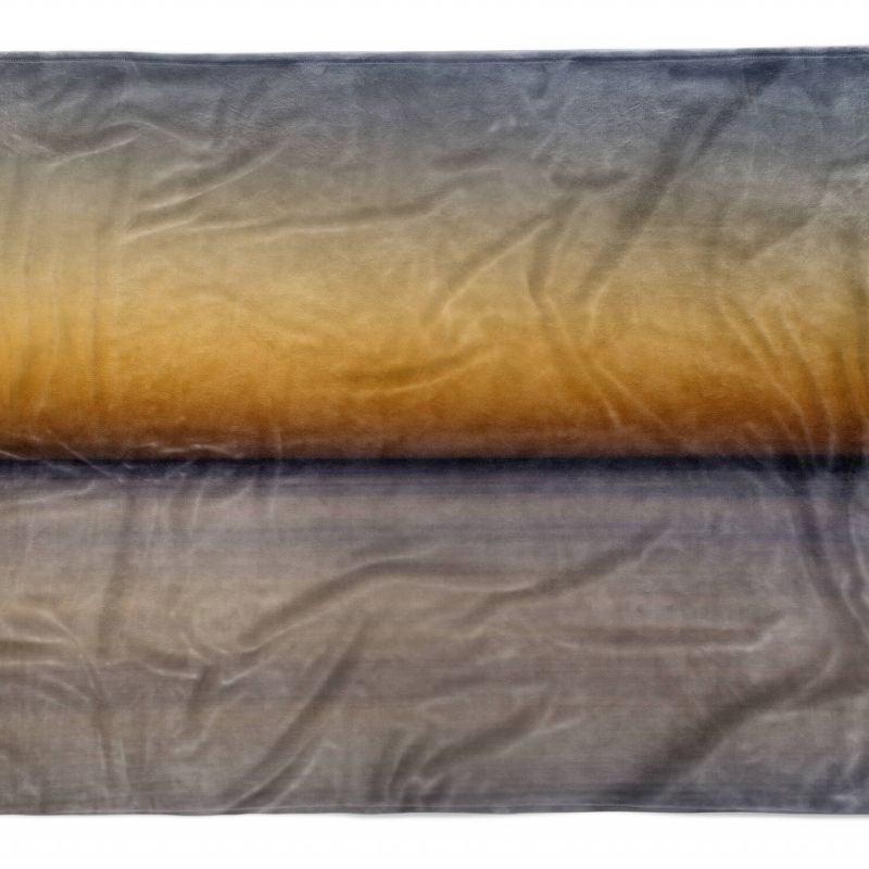 Handtuch Strandhandtuch Saunatuch Kuscheldecke mit Fotomotiv Horizont Abstrakt Kunstvoll