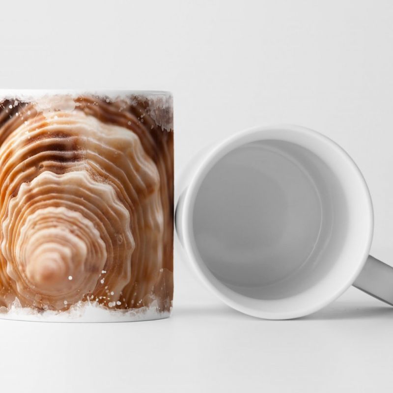 Tasse Geschenk Detailaufnahme – Muschelschale