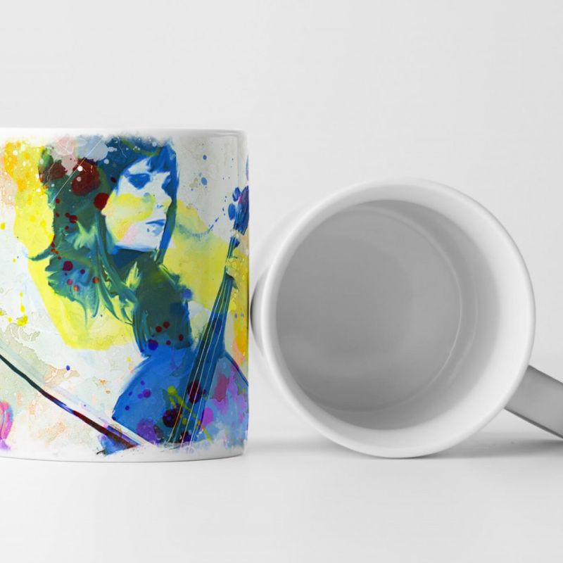 Chello Spielerin I Tasse als Geschenk,  Design Sinus Art