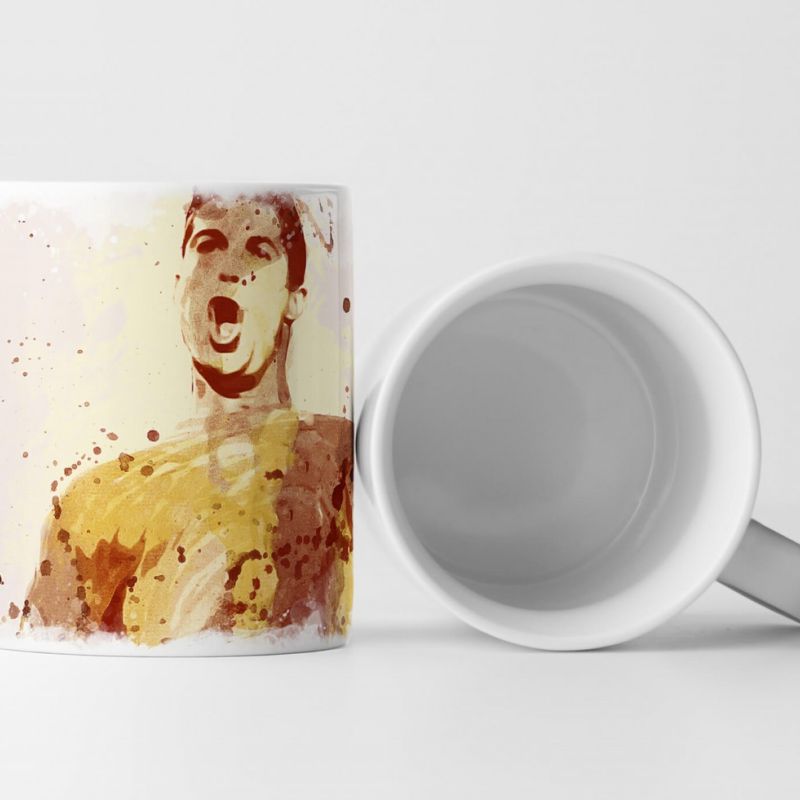 Ronaldo Tasse als Geschenk,  Design Sinus Art