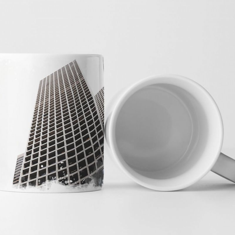 Tasse Geschenk Fotografie – Stadtlandschaft und Geschäftsgebäude