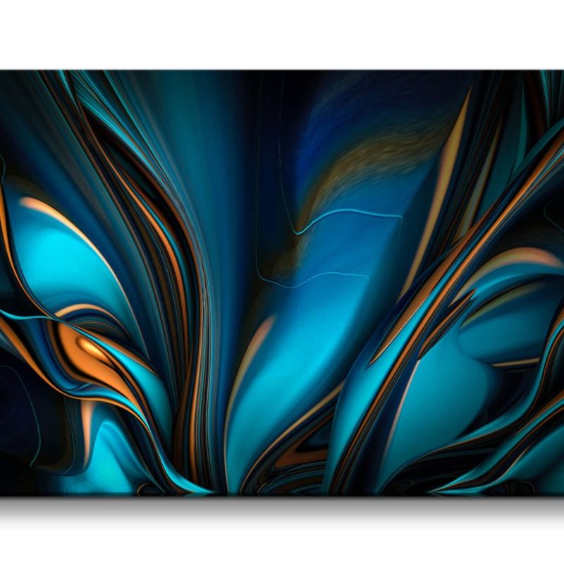 Leinwandbild 120x60cm 3d Art Abstrakt Energie Dekorativ Kunstvoll Modern