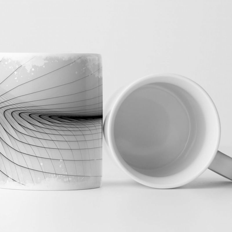 Tasse Geschenk Digitale Grafik – Zeitlose Linien