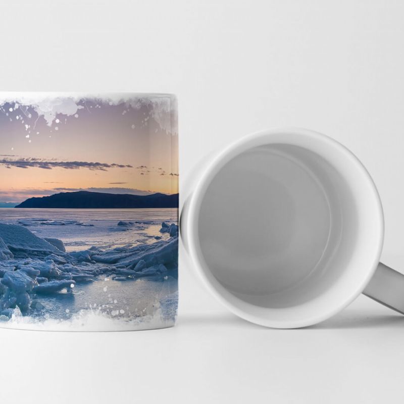 Tasse Geschenk Landschaftsfotografie – Eismeer am Horizont