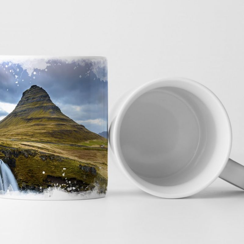 Tasse Geschenk Naturfotografie – Island im Frühling