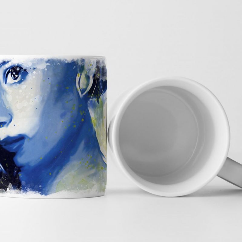 Audrey Hepburn V Tasse als Geschenk,  Design Sinus Art