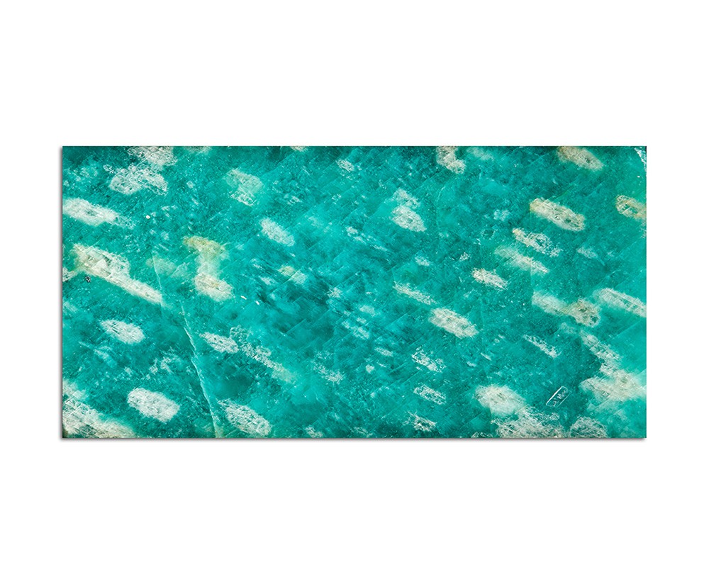 Amazonite Edelstein Leinwandbild 120x60cm