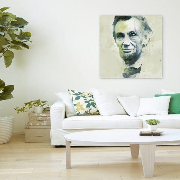 full Abraham Lincoln Aqua 60x60cm ROOM 1280x1280