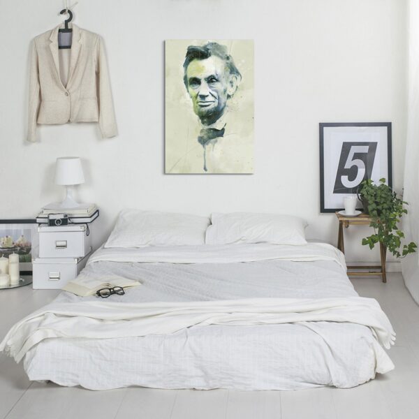 full Abraham Lincoln Aqua 90x60cm ROOM 1280x1280