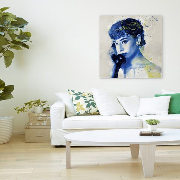 full Audrey Hepburn V Aqua 60x60cm ROOM 1280x1280