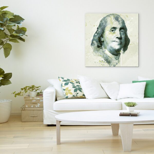 full Benjamin Franklin Aqua 60x60cm ROOM 1280x1280