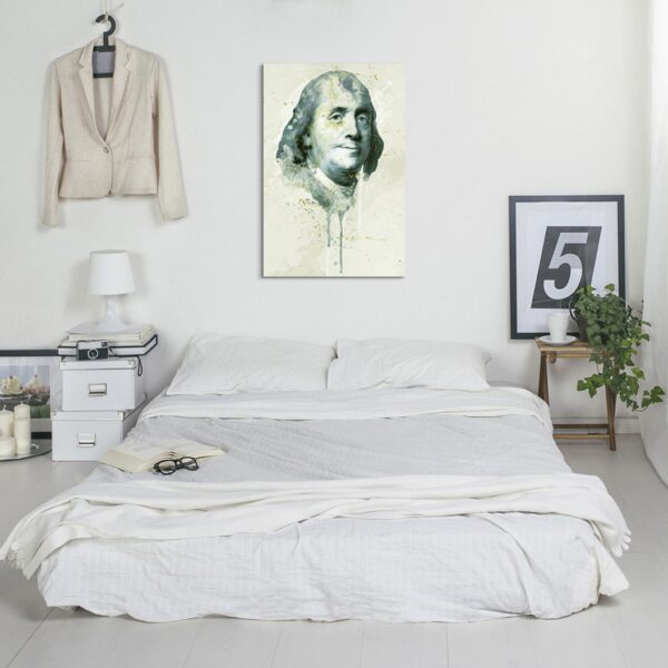 full Benjamin Franklin Aqua 90x60cm ROOM 1280x1280