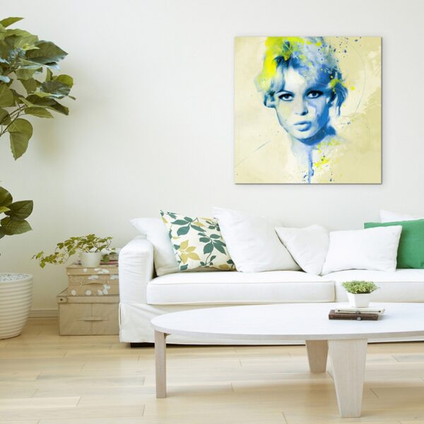 full Brigitte Bardot IX Aqua 60x60cm ROOM 1280x1280