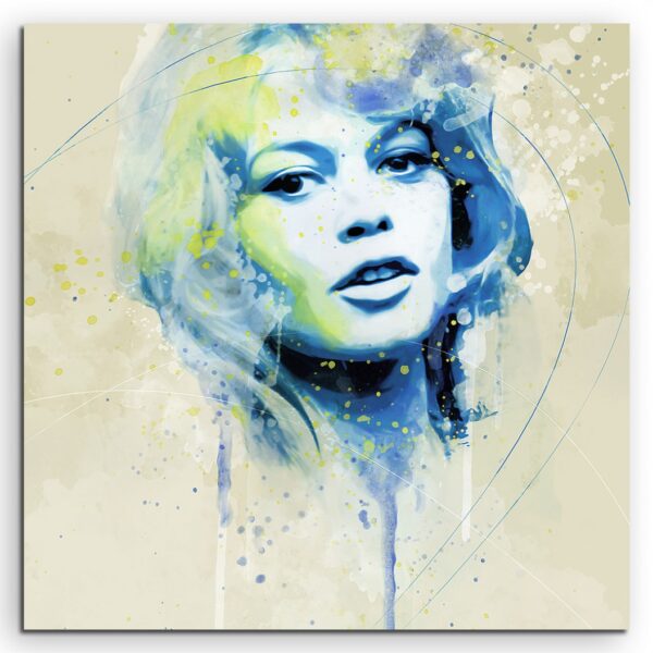 full Brigitte Bardot VIII Aqua 60x60cm FRONT 1280x1280