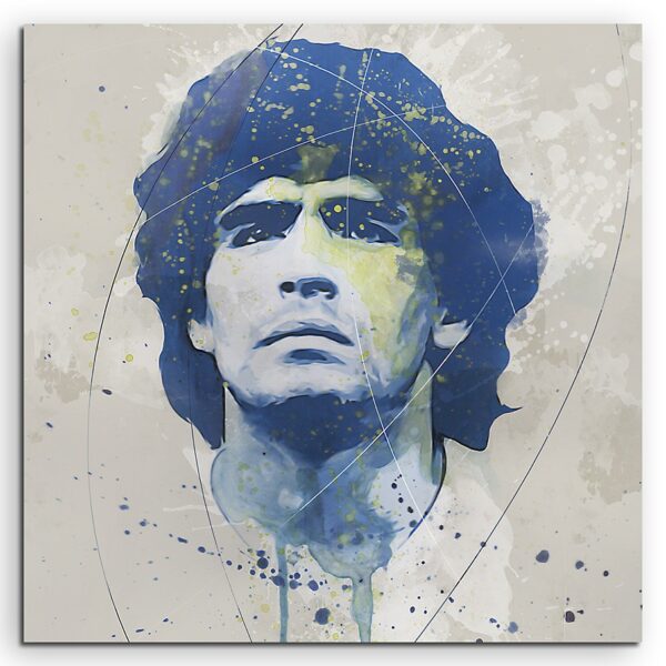 full Diego Maradona Aqua 60x60cm FRONT 1280x1280