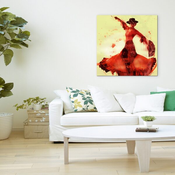 full Flamenco Dancer 60x60cm ROOM 1280x1280