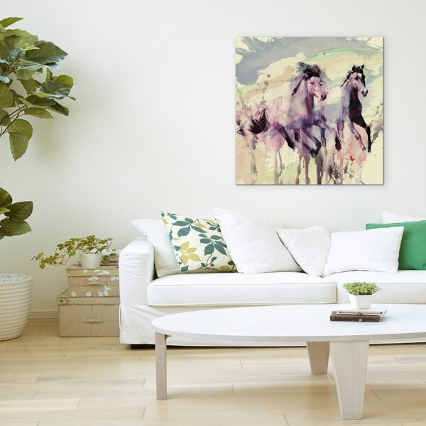 full Horses Running 60x60cm ROOM 1280x1280