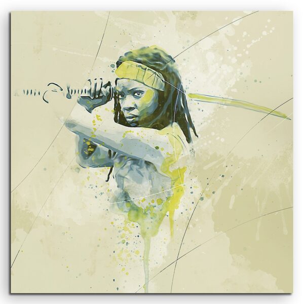 full The Walking Dead Michonne Aqua 60x60cm FRONT 1280x1280