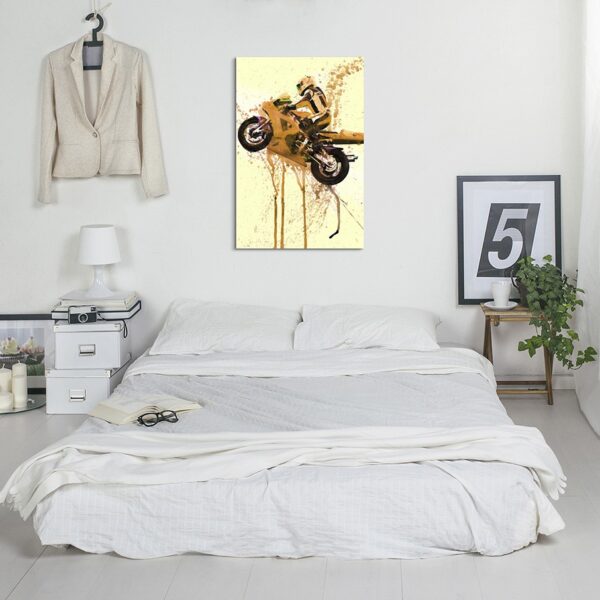 full Yamaha Race Motorcycle 90x60cm ROOM 1280x1280