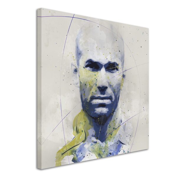 full Zinedine Zidane Splash 60x60cm 3d 1280x1280