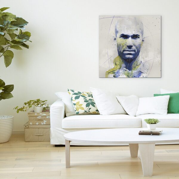 full Zinedine Zidane Splash 60x60cm ROOM 1280x1280