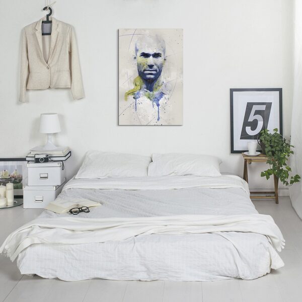 full Zinedine Zidane Splash 90x60cm ROOM 1280x1280